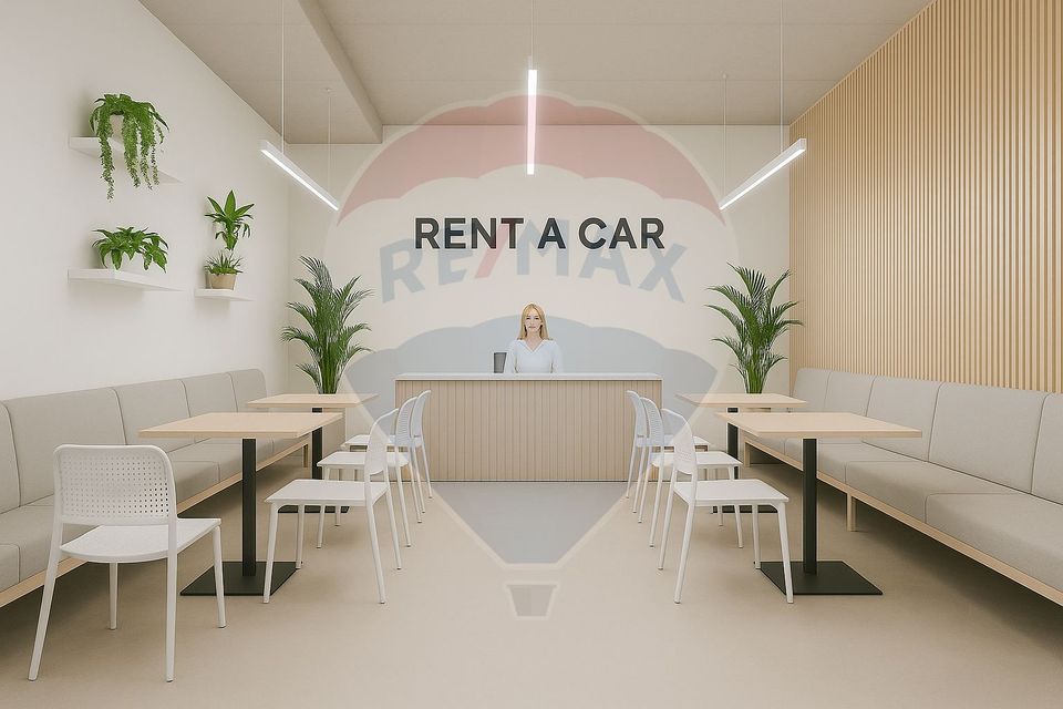Spații comerciale, showroom, restaurant, de inchiriat, langa Aeroport
