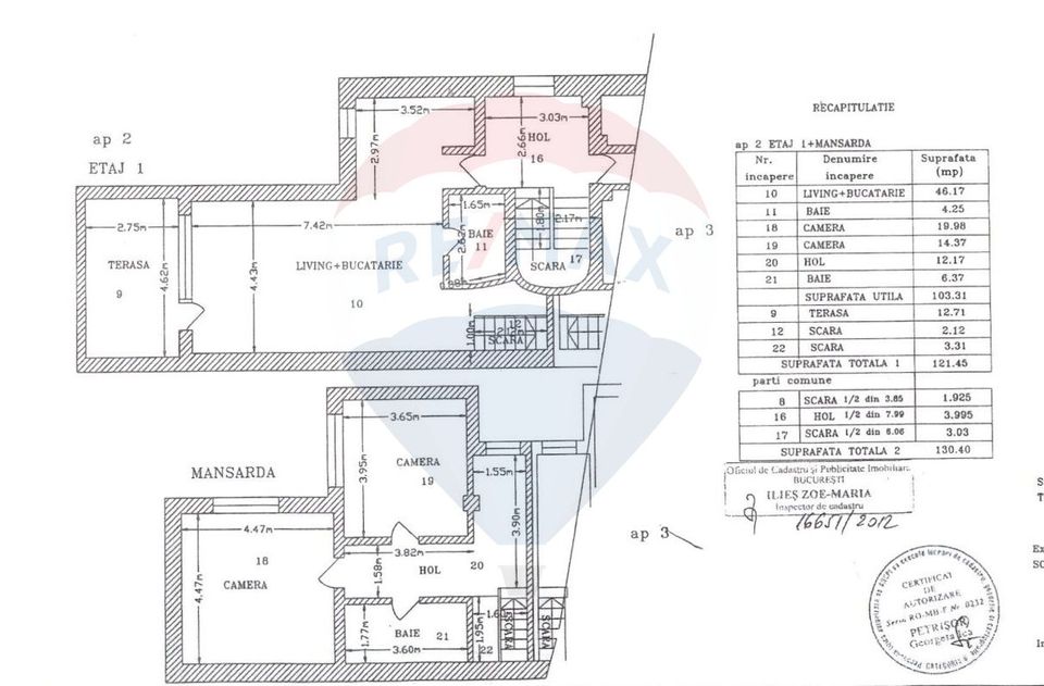 3 room Apartment for sale, Decebal area