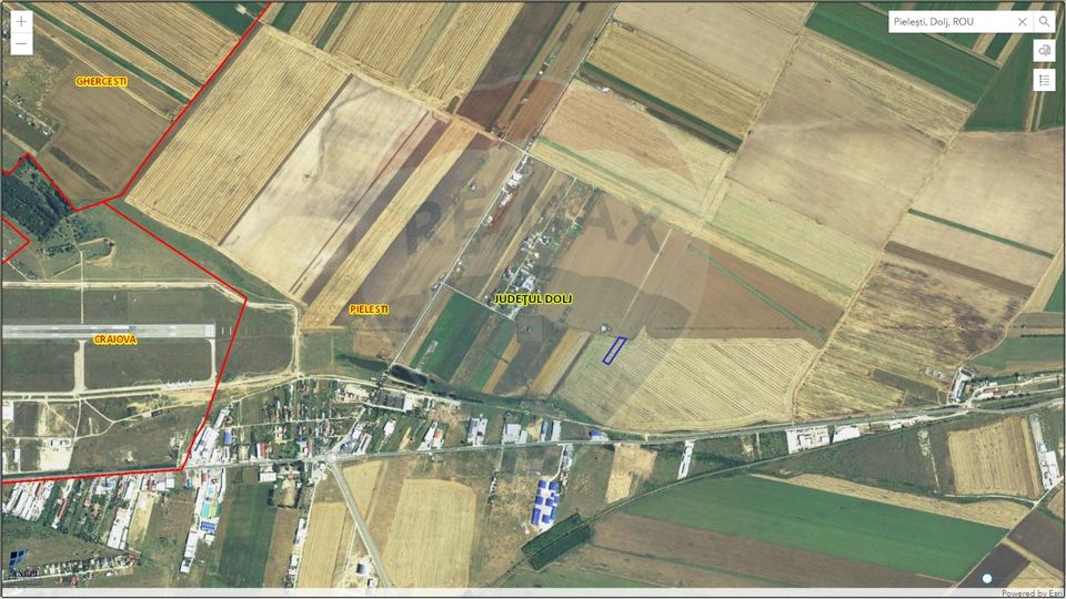 Land 2,829sqm Pielesti / Drumul TARLAUA 39