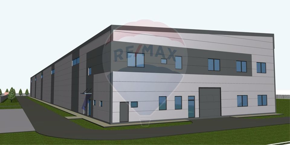 Teren intravilan 1.7 Ha, proiect hala industriala - Mosna DN141