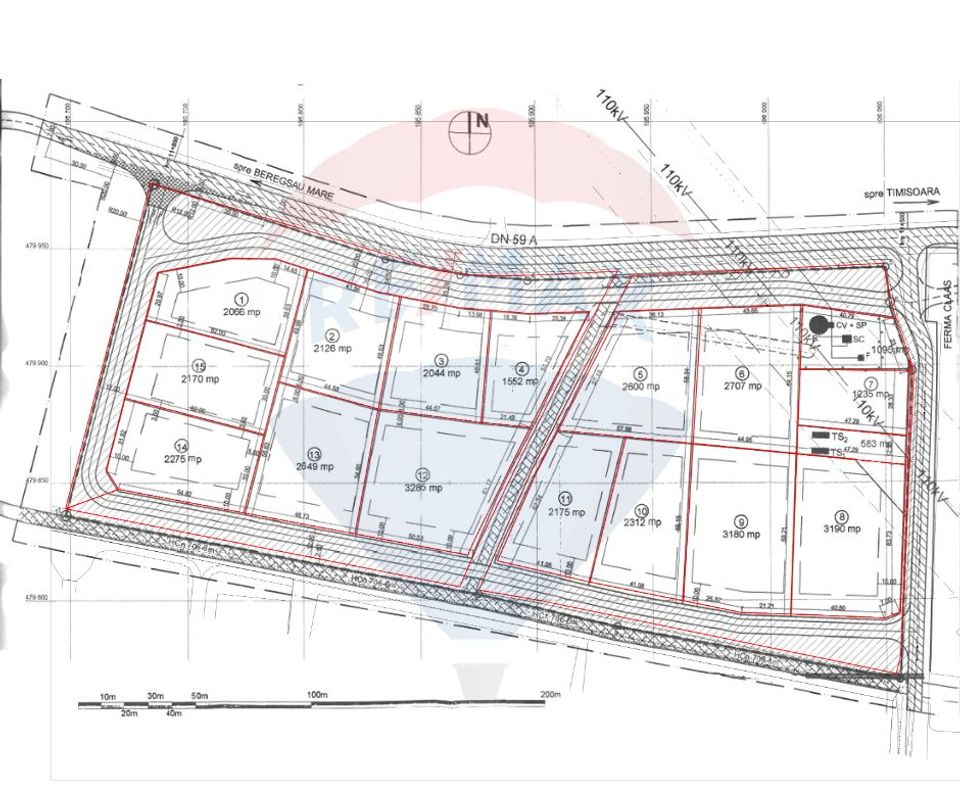 Land 50,000sqm Sacalaz / Strada Principala