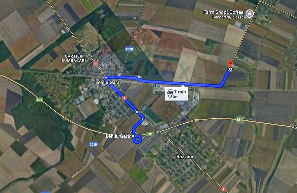 Teren cu potențial de investiție – Lehliu, Lehliu Gară, jud Călărași