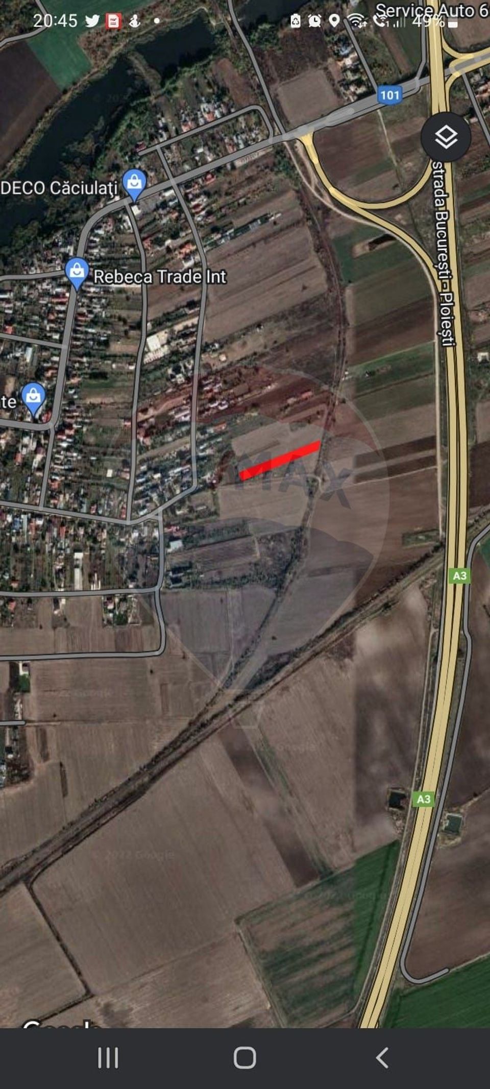 Land 5,000sqm Caciulati / Strada drumul mare