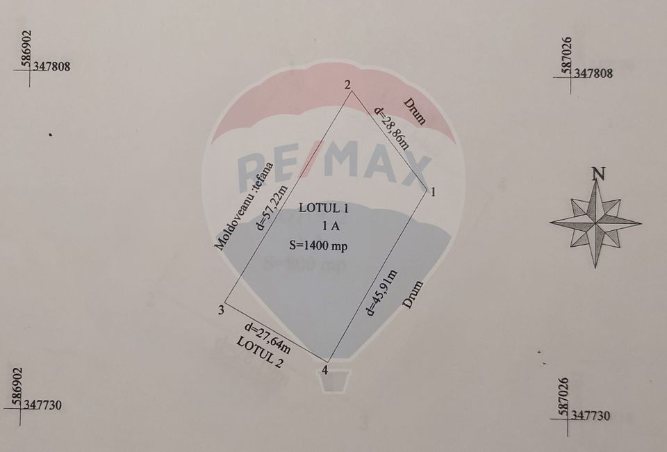 Land 1,400sqm Balotesti / Strada Lacului