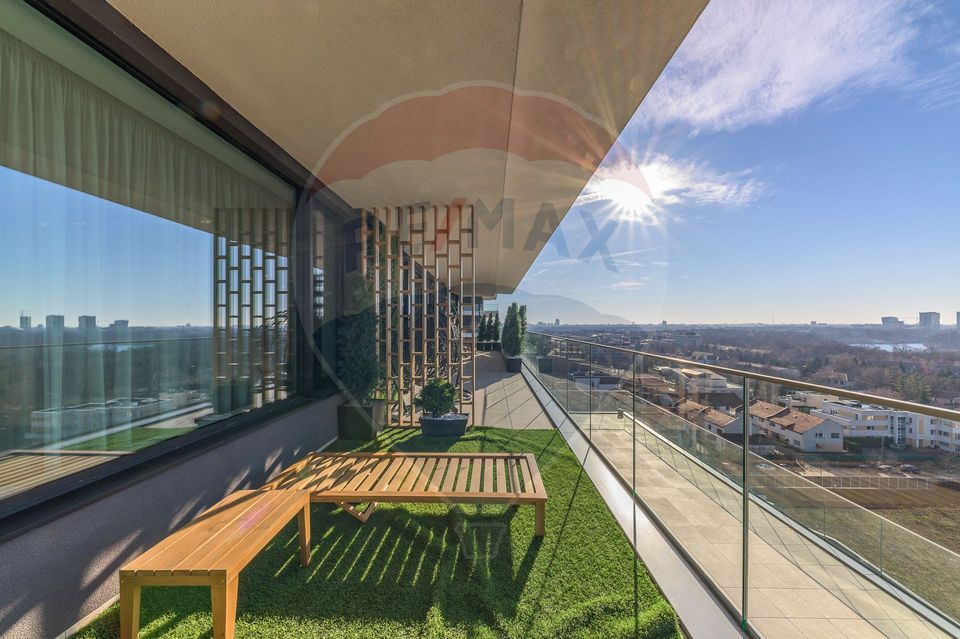 Penthouse with 6 rooms, 2 terraces, 3 parking lots Herastrau area