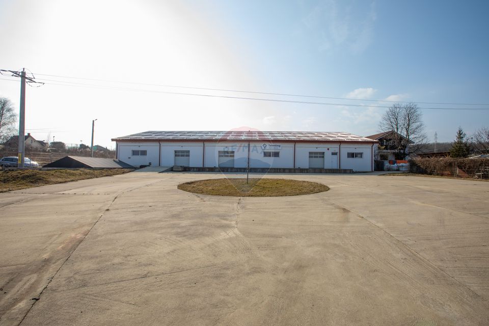 Hală 1.000 mp + curte 3.200 mp + CASĂ 160 mp BONUS | Acces TIR | Bacău