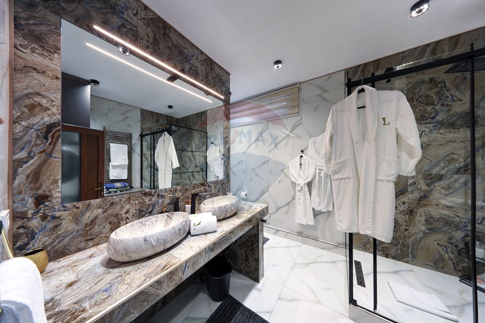 Vilă premium, saune, jacuzzi curte de 1000 mp