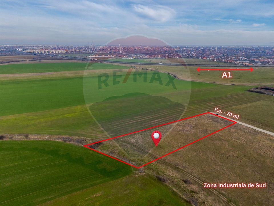 Land 10,000sqm Arad / Soseaua Zona industriala sud