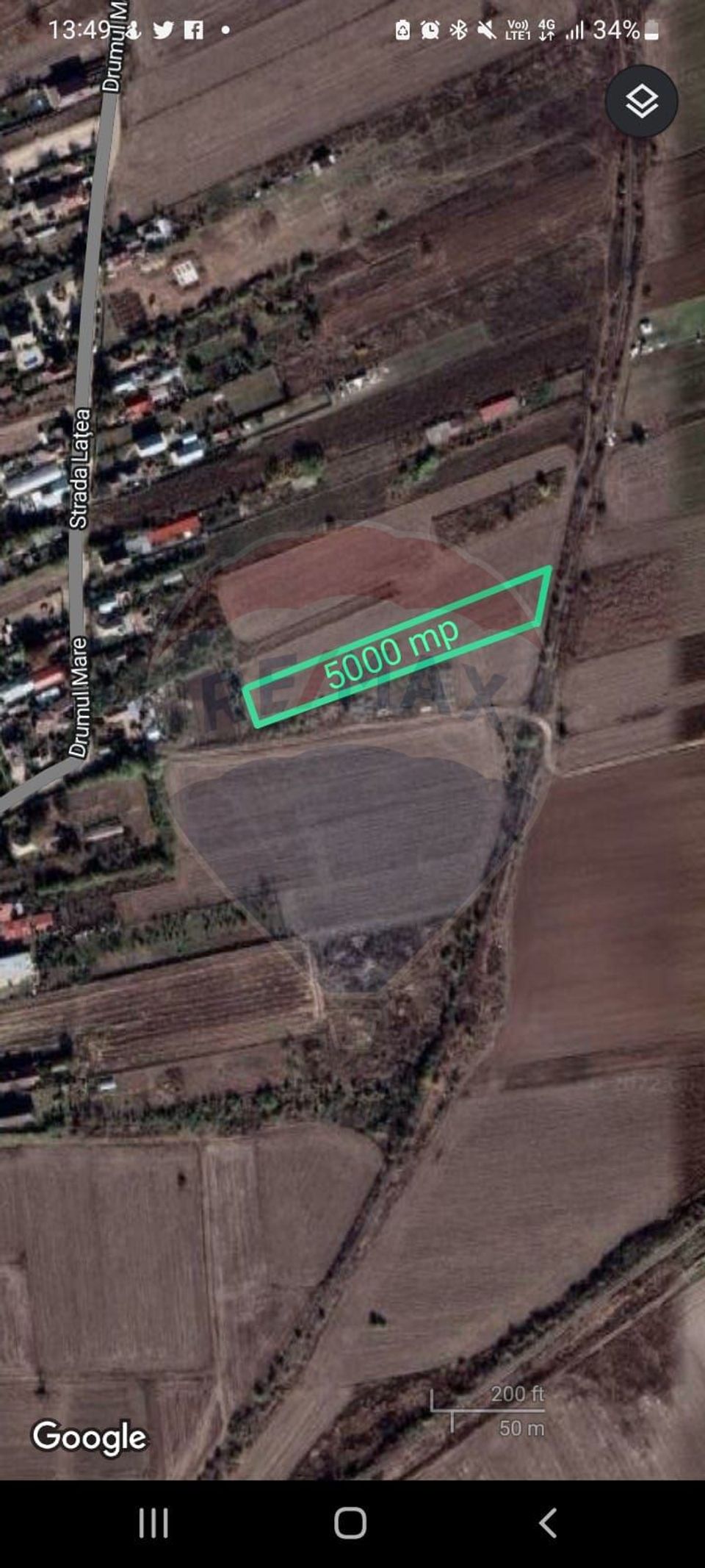 Land 5,000sqm Caciulati / Strada drumul mare