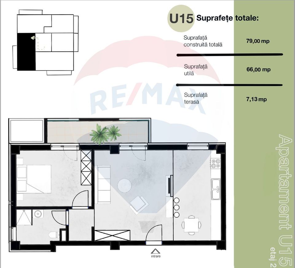 Apartament 2 camere de vânzare -  Jupiter - Incite Apartments