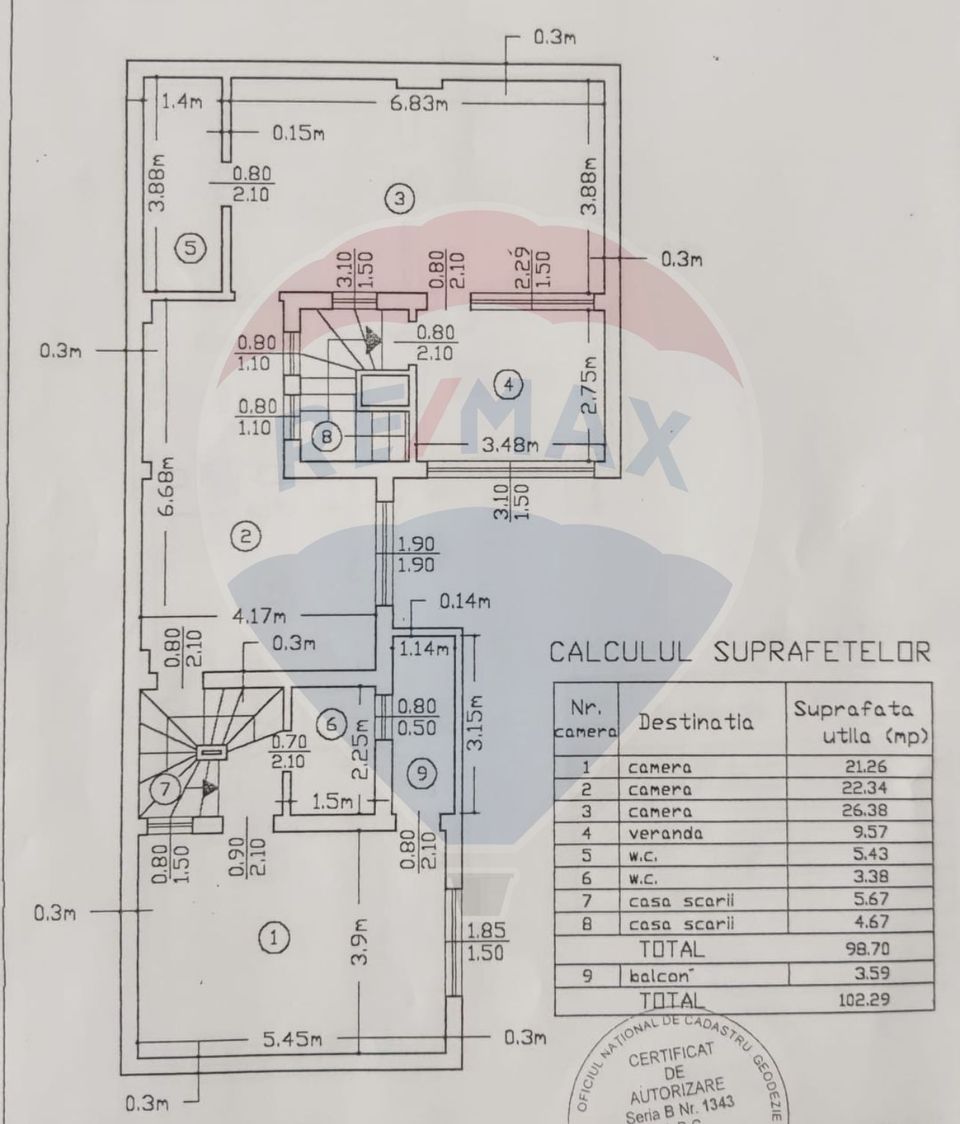 Casă / Vilă cu 10 camere de închiriat în zona Eminescu