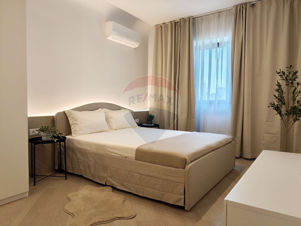Apartament cu centrală și parcare de închiriat în Cortina North