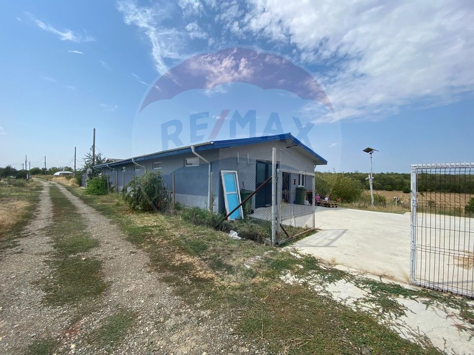 Teren cu hală, Bucsani, Crevedia / DN 61 (A1, A0) 40 Km de București