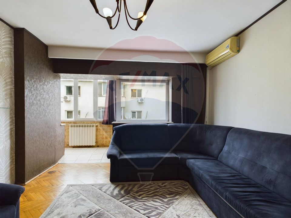 Apartament cu 3 camere de închiriat în zona Dorobanti (pet friendly)