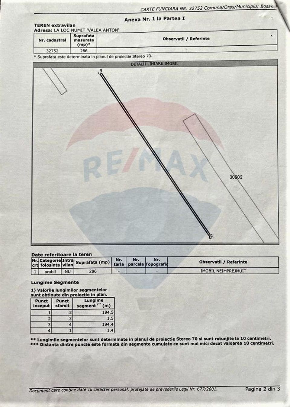 Land 2,950sqm Suceava / Drumul principal