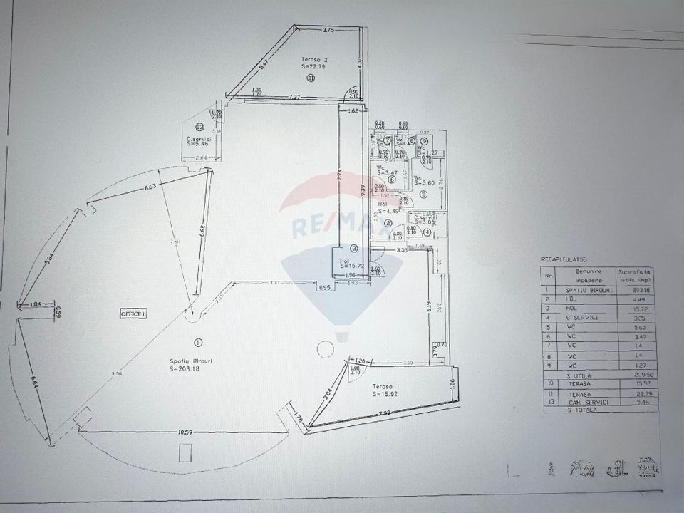 Office space 285- 775 sqm I Office Building I Baba Novac