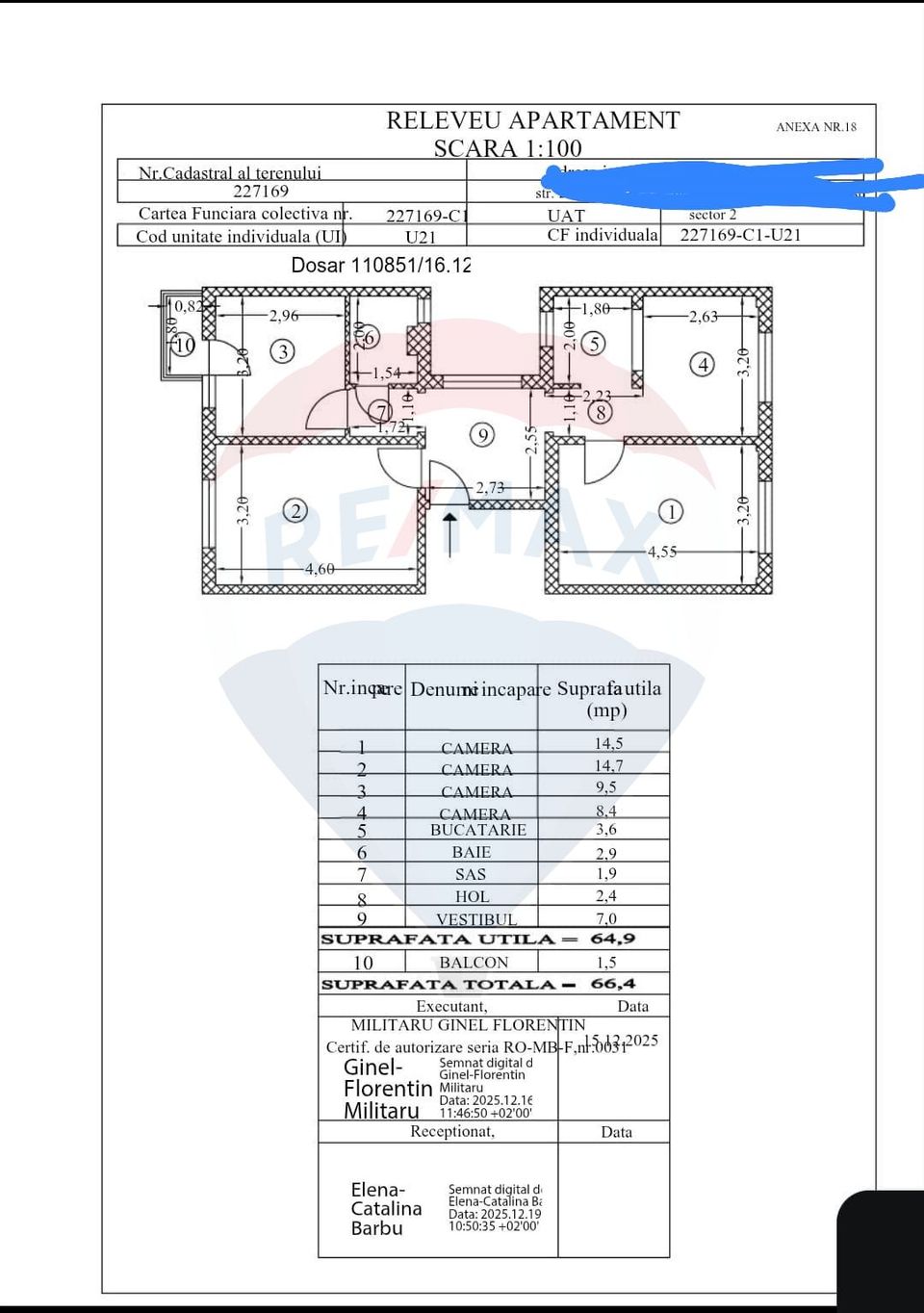 3 room Apartment for sale, Doamna Ghica area