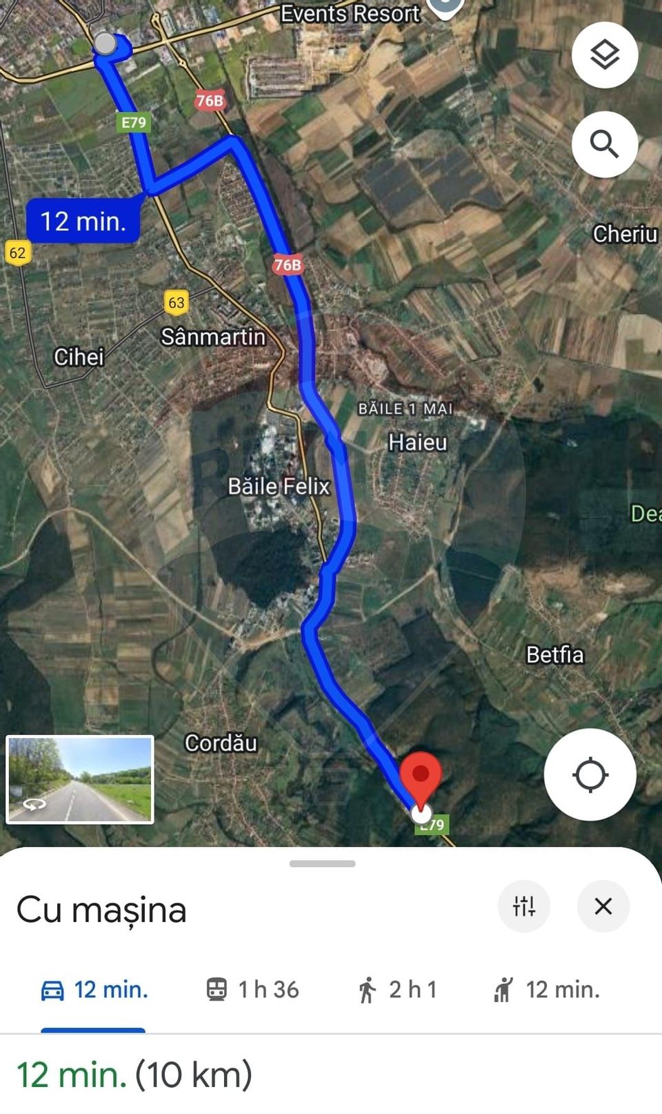 Land 1,450sqm Hidiselu de Jos / Strada Principala