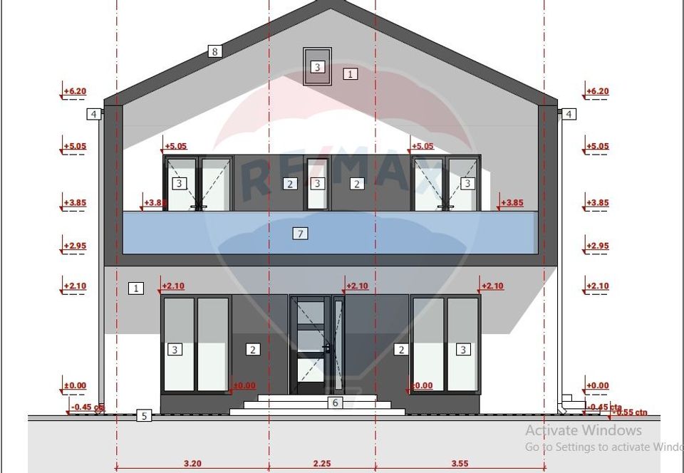 Casă cu 3 camere de vânzare în zona Turnisor