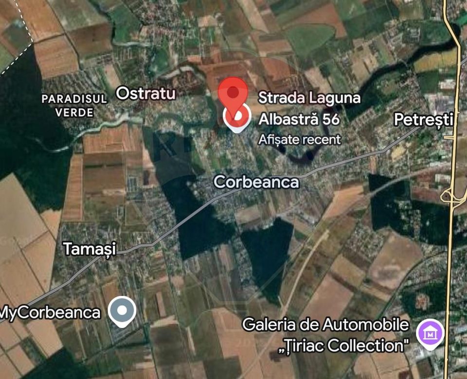 Teren intravilan 500mp, langa lac, acces drum principal - Corbeanca