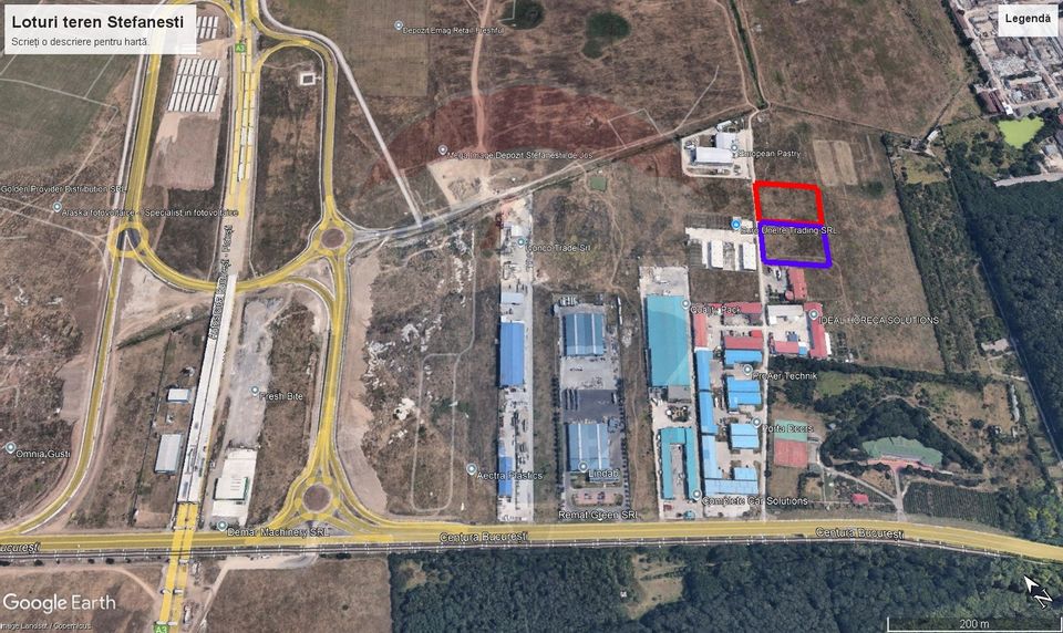 Land 5,800sqm Stefanestii de Jos / Strada Linia de centura