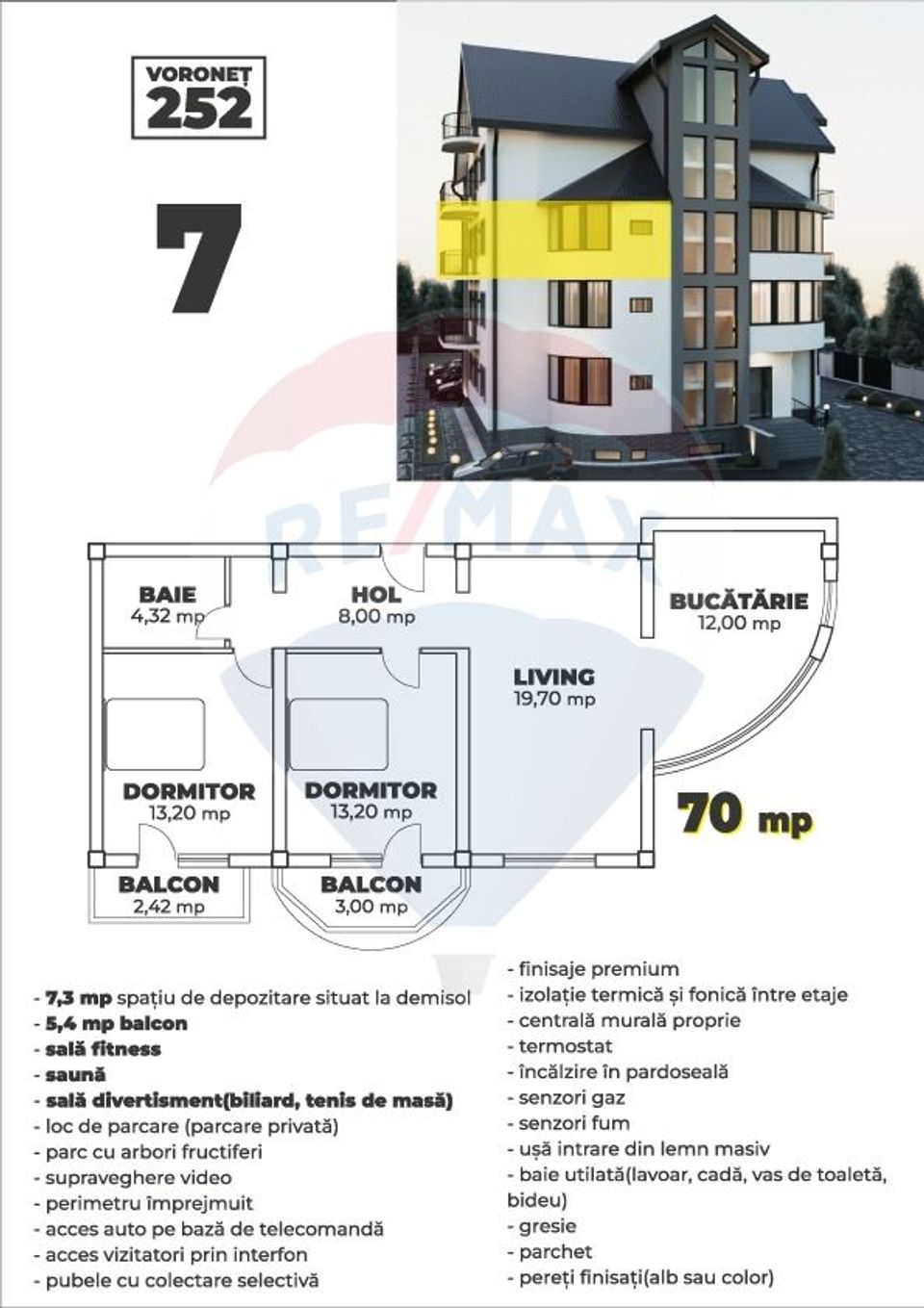 Apartamente LUX de vânzare Voronet 252 - Gura Humorului - Bucovina