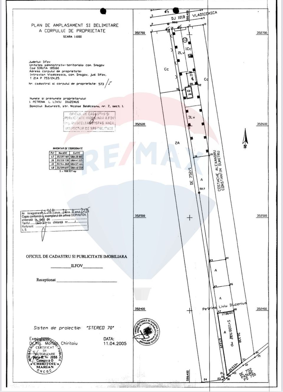 Teren Vladiceasca / Soseaua Vladiceasca 1109 mp Liziera Padurii