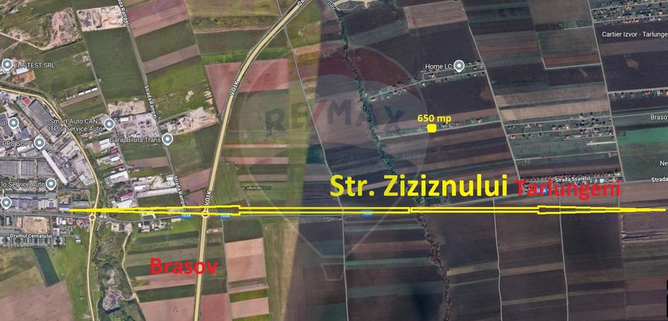 Teren 650mp Sacele - Gata de Construit | Apă și curent -Schimb!