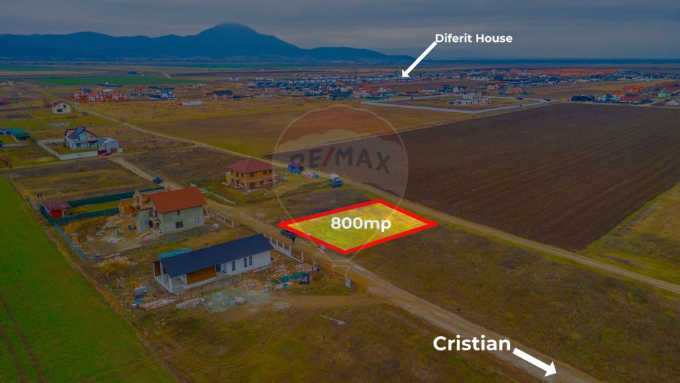 Land 800sqm Cristian / Strada Spicului