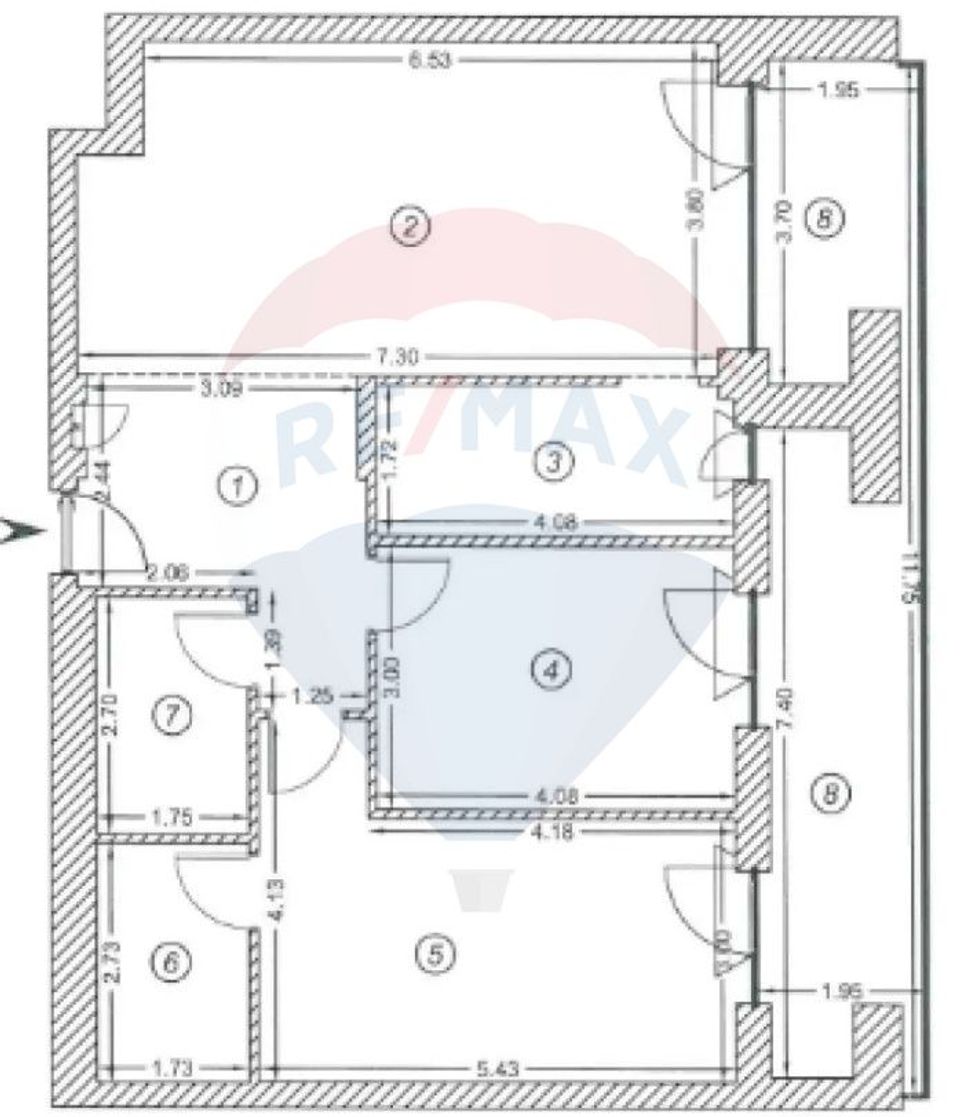 Double Studio (2 rooms) in Expozitiei Blvd., Agronomy, Press Square