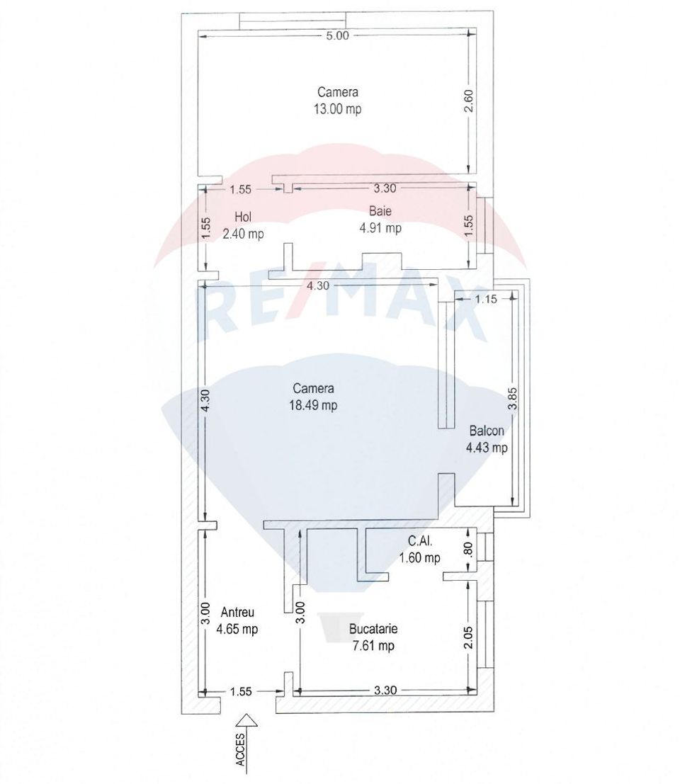 2 room Apartment for sale, Romanilor area