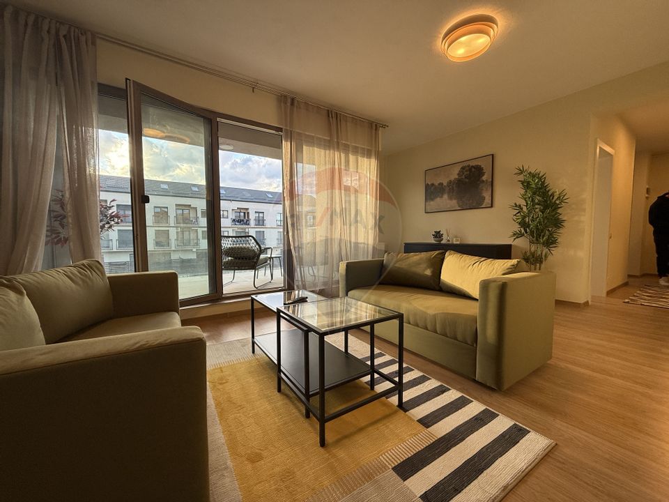 Apartament 70mp, 2 bai, terasa 10mp, garaj subteran