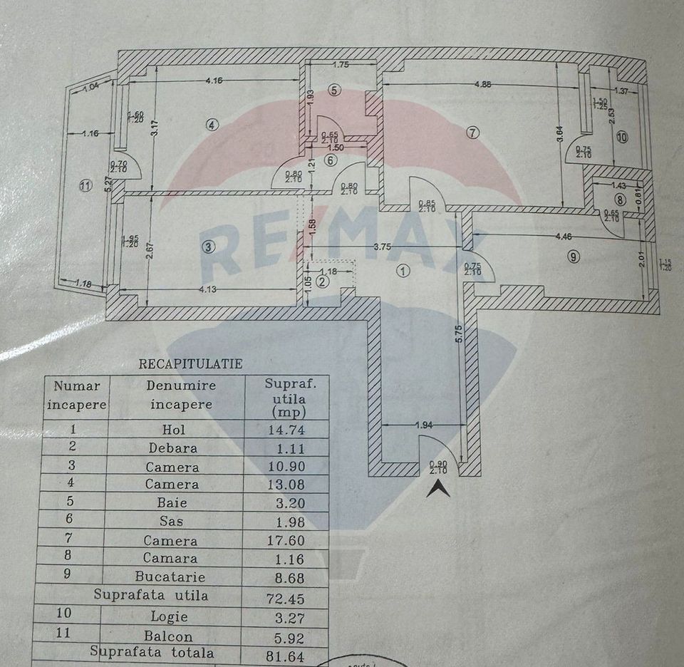 3 room Apartment for sale, Pantelimon area