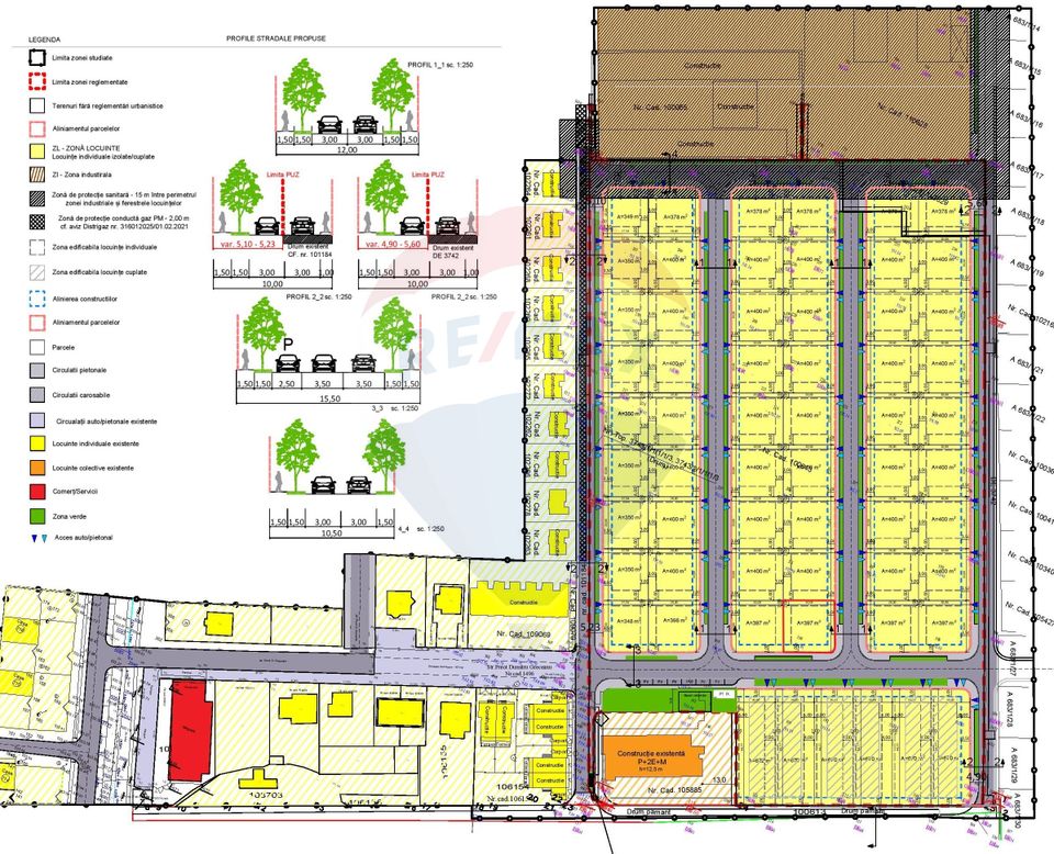 Teren Harman zona str Preot Dumitru Greceanu, 397mp, front la 2 strazi