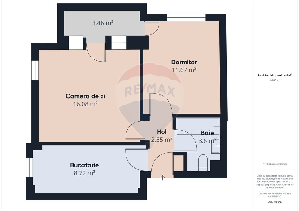 Apartament cu 2 camere de vânzare zona Militari/Chiajna