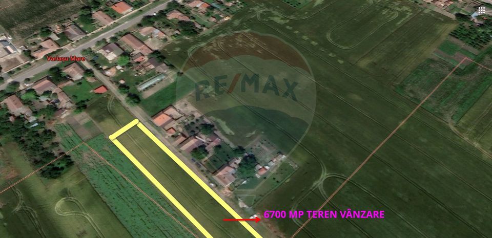 Land 6,700sqm Variasu Mare / Strada PRINCIPALA