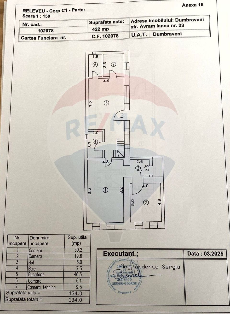 Casă unică, spațioasă, în zona centrală a orașului Dumbrăveni