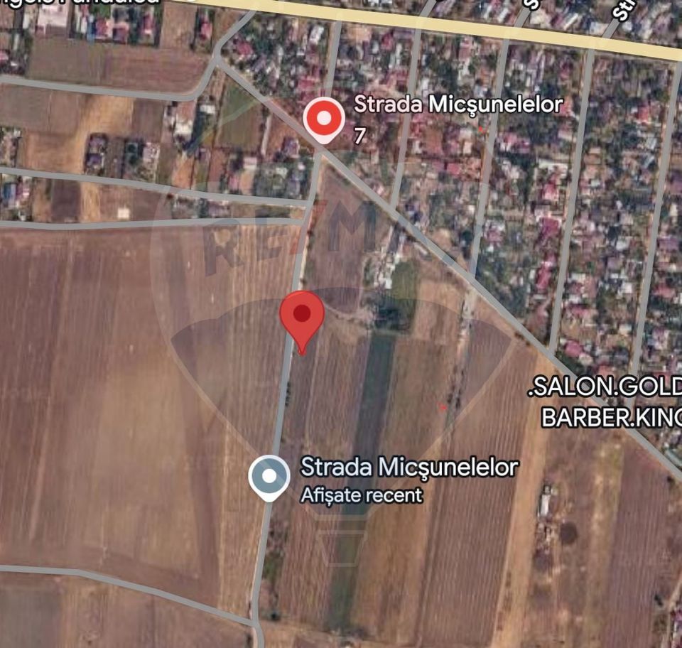 Built-up land 4000sqm opening 150m, Fundulea, Micsunelelor Street