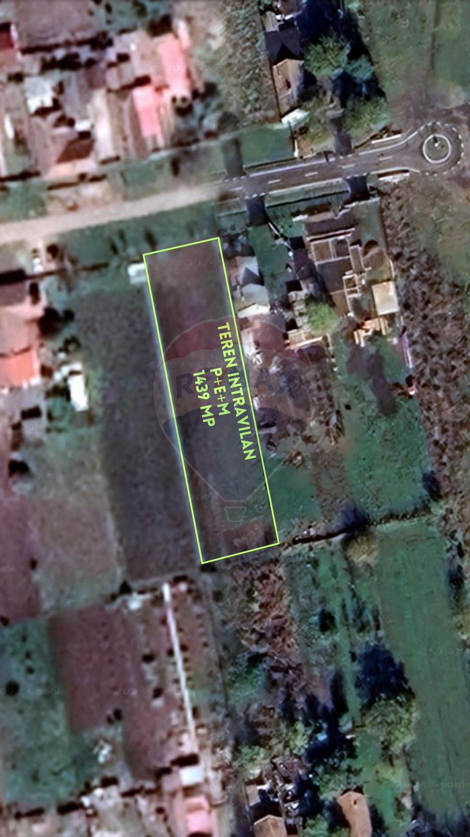 Land 1,439sqm Bobda / Strada principala