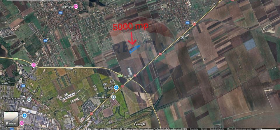 Teren de vanzare 5,000 mp Harman /  langa Stabilus