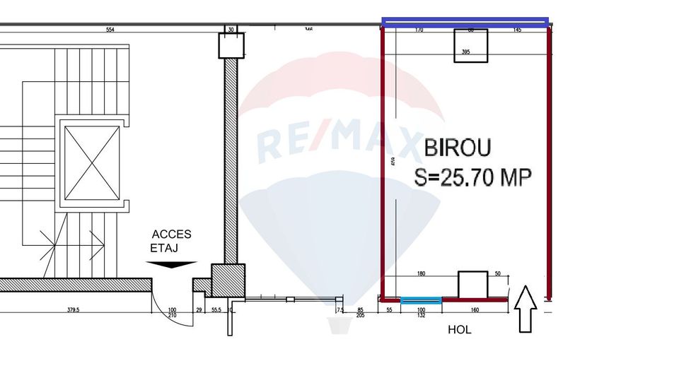 26sq.m Office Space for rent, Central area