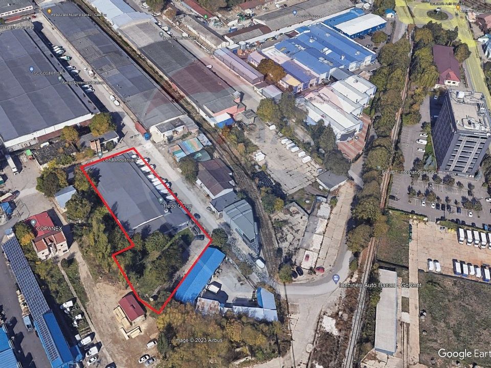 Hala-spațiu industrial de 1.400 mp de vânzare pe str. Constantei Bacau