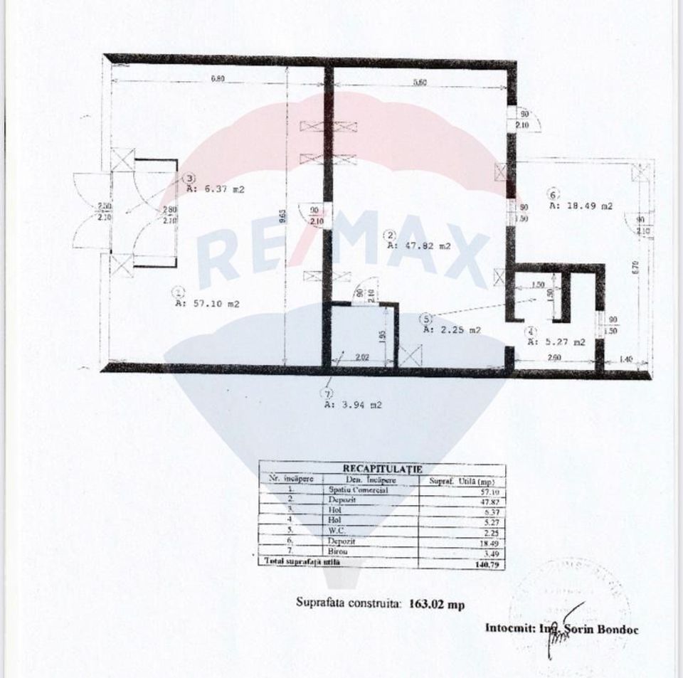 Spațiu comercial in Piata Salajan