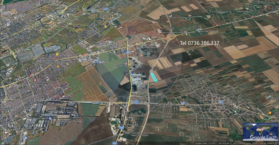Land 41,526sqm Popesti-Leordeni / Strada Viitorului