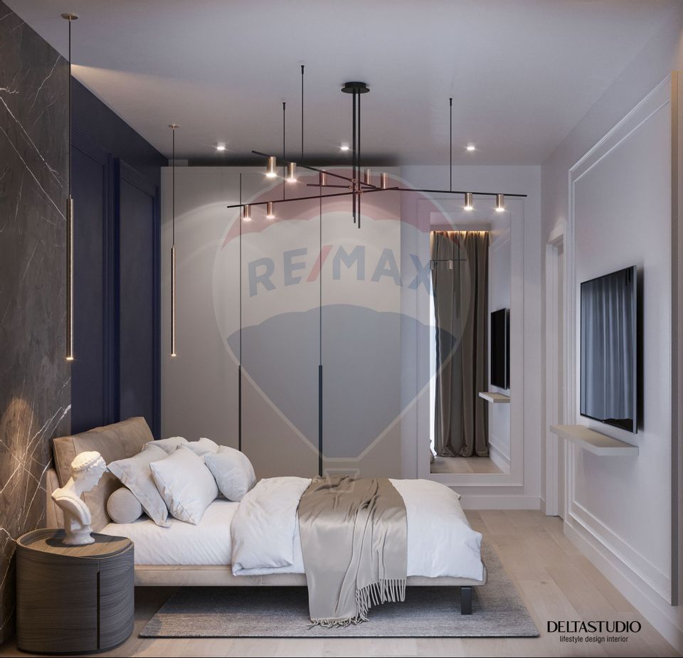 Penthouse cu 3 camere, orientare V, terasă 25 mp, Capitolis Residence