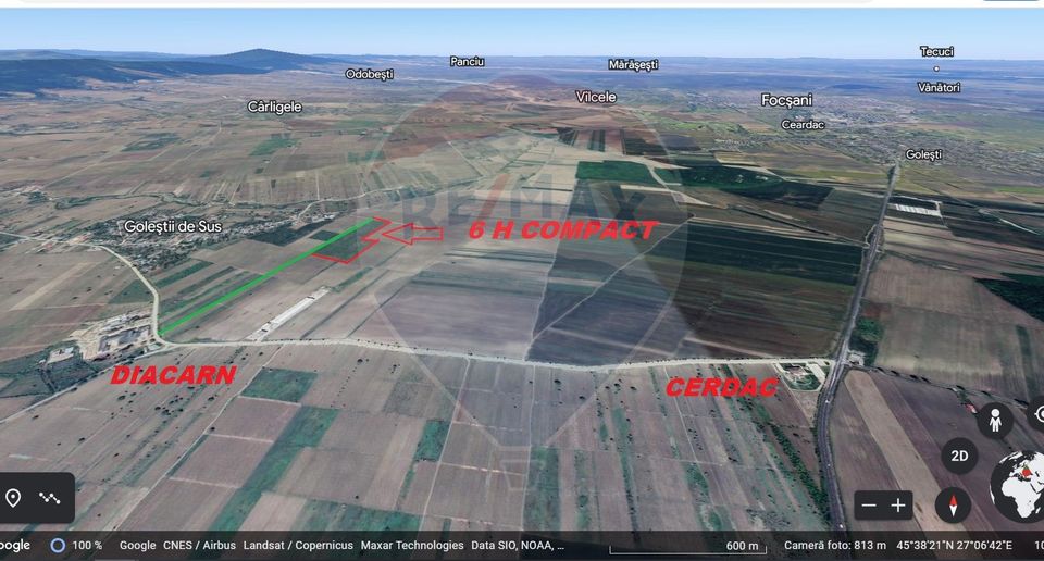 Land 63,000sqm Cotesti / Strada Principala