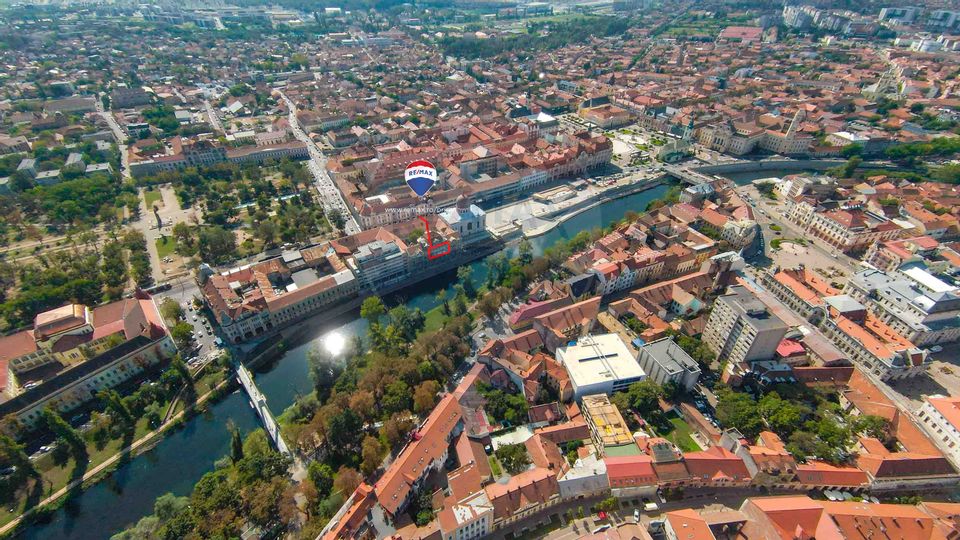 Apartament Ultracentral în Oradea, Panoramă Crișul Repede