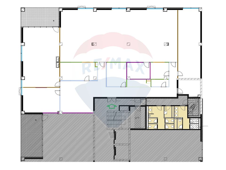 567sq.m Office Space for rent, Marasti area