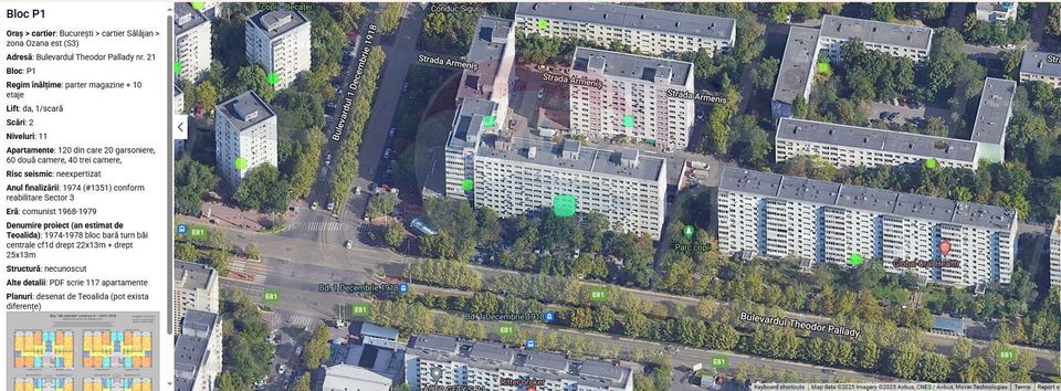 Apartament 2 camere inchiriere in bloc, Bucuresti, Theodor Pallady