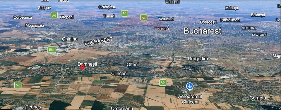 Teren 2,290mp Domnesti / Strada Tudor Vladimirescu